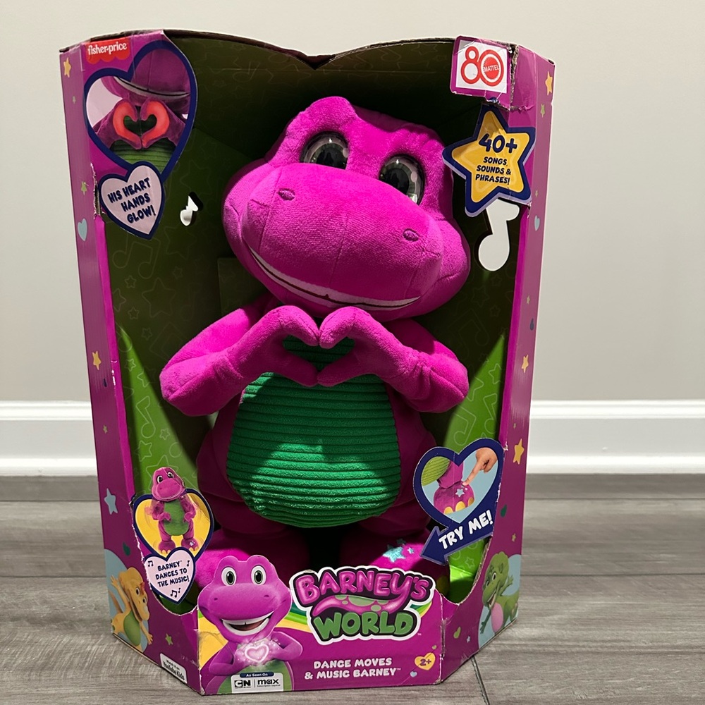 Barney's World Dance Moves & Music Plush Toy